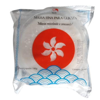 MASSA DE GUIOZA TAICHI 20 FOLHAS 190 GRAMAS