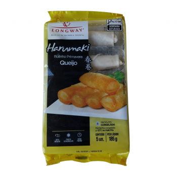 ROLINHO PRIMAVERA (HARUMAKI) LONGWAY QUEIJO 185 GRAMAS