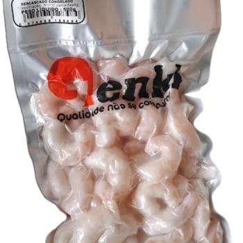 CAMARÃO SANTANA DESCASCADO CONGELADO 81/120 PEÇAS/KG CAIXA 10X500G