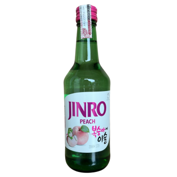 SOJU JINRO PÊSSEGO 13% 360ML