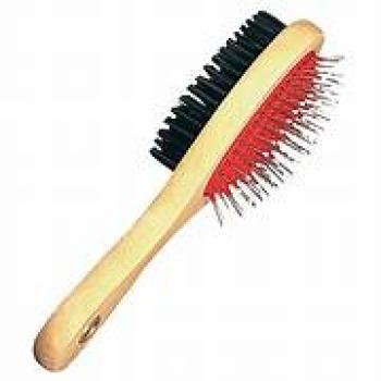 ESCOVA DUPLA FACE CABO MADEIRA ( $ 25,00 )