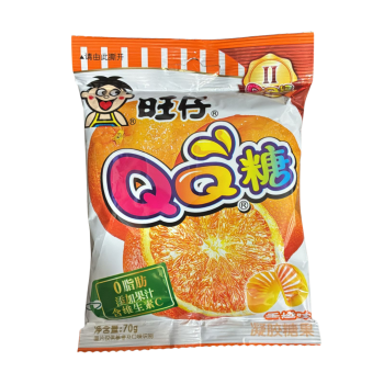 BALA DE GOMA SABOR LARANJA 70g