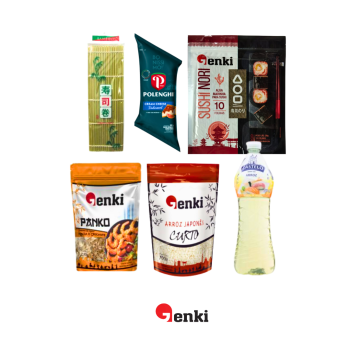 KIT SUSHI BÁSICO - 100 PEÇAS