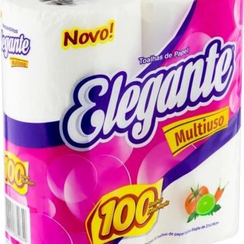 PAPEL TOALHA ELEGANCE 100 folhas