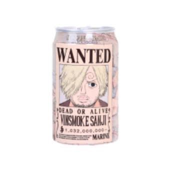 SODA ONE PIECE 330ml SABOR UVA BRANCA SANJI