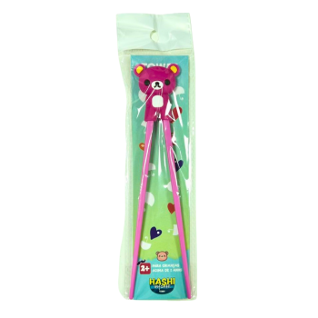 HASHI INFANTIL URSO ROSA
