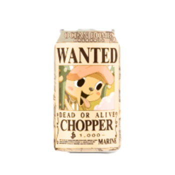 SODA ONE PIECE 330ml SABOR UVA BRANCA CHOPPER