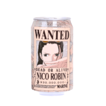 SODA ONE PIECE 330ml SABOR UVA BRANCA NICO ROBIN