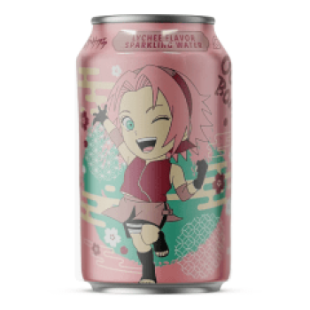 SODA NARUTO 330ml SABOR LICHIA (SAKURA)