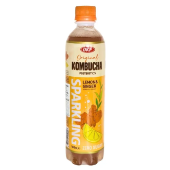 KOMBUCHA LIMÃO C/ GENGIBRE OKF 500ml