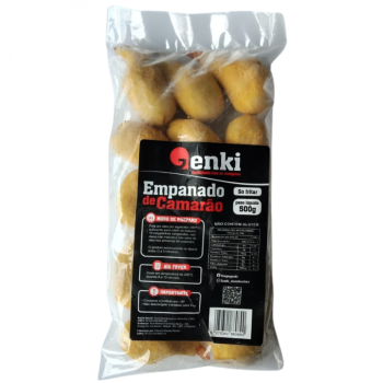 BOLINHO DE CAMARÃO EMPANADO GENKI 500G