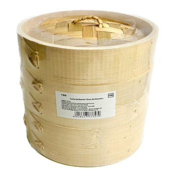 PANELA A VAPOR CESTA DE BAMBU 15cm