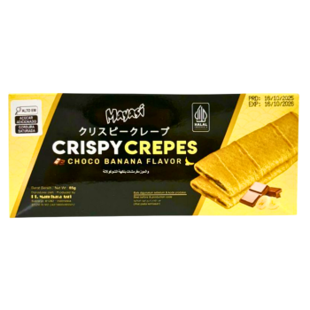 CREPE DOCE CROCANTE BANANA E CHOCOLATE 85g MAYASI