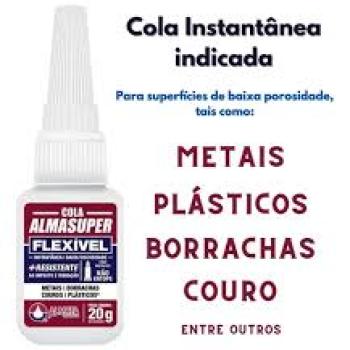 COLA INSTANTANEA 20 GRAMA ALMASUPER FLEXÍVEL/COURO