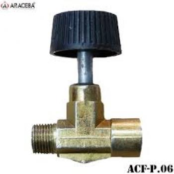 REGISTRO GAS ALTA PRESSAO MXF 1/8 NPT X 1/8 NPT MP