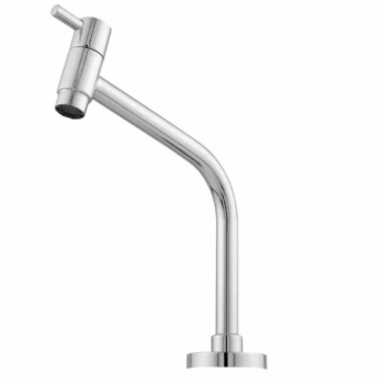 TORNEIRA LAVATORIO CUBA METAL LINK FECH. 1/4 VOLTA 90 GRAUS BICA ALTA CROMADA