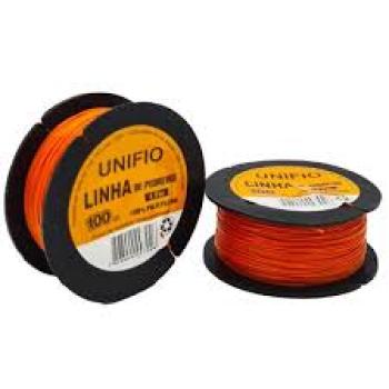 LINHA PEDREIRO LARANJA LISA 100MT UNIFIO