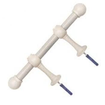 BASTAO CORTINA 3,5MT 28MM BRANCO