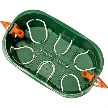 CAIXA LUZ DRYWALL 2X4 PAREDE PLASTICA VERDE RIBEIRO