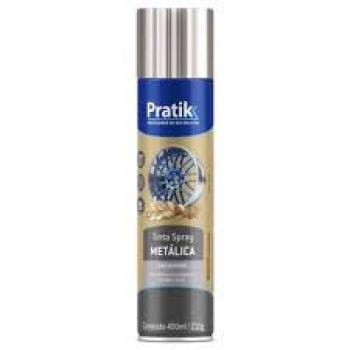 TINTA SPRAY PRATIK METALICA CROMADO 400ML