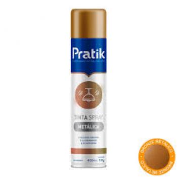 TINTA SPRAY PRATIK METALICA BRONZE 400ML