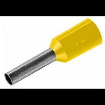 TERMINAL ELETRICO PINO TUBULAR LONGO  6MM AM