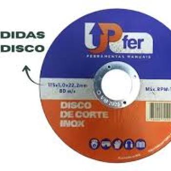 DISCO CORTE INOX 4-1/2 (115x1,0x22,23MM) UPFER