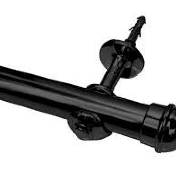 BASTAO CORTINA 2,0MT 28MM PRETO