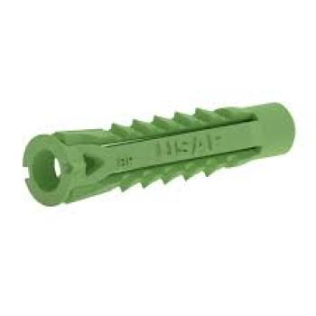 BUCHA FIXACAO PLASTICA VERDE UNIVERSAL N-6 USAF