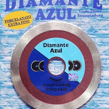 DISCO DIAMANTADO CONTINUO SUPER FINO P/PORCELANATO 105X20MM DIAMANTE AZUL