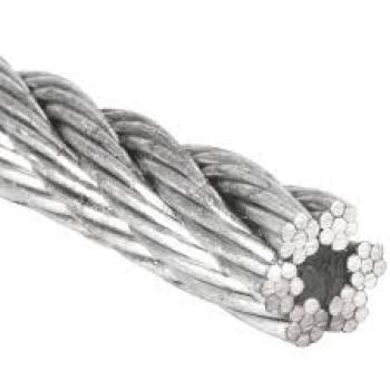 METRO CABO ACO GALVANIZADO  2,4MM 3/32 6X7 FIOS ALMA DE FIBRA VONDER