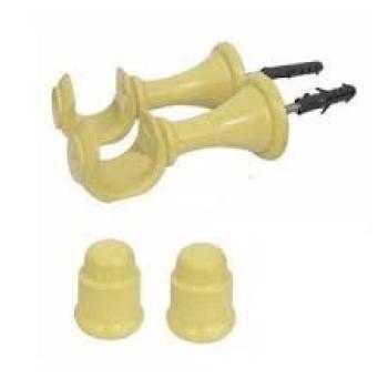 PAR SUPORTE PARA BASTAO 19MM SIMPLES AREIA