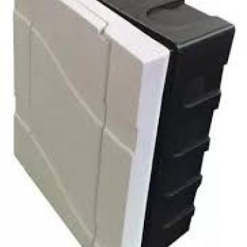QUADRO DISTRIB. EMBUTIR PVC THOMPSON 12/NEMA 16/DIN
