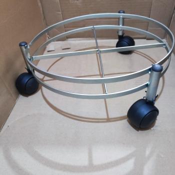 SUPORTE BOTIJAO METAL COM RODINHAS