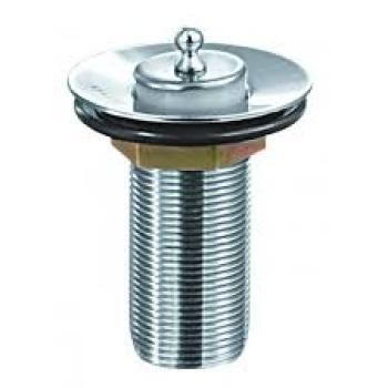 VALVULA LAVATORIO METAL LUXO TAMPA CROMADA V-8 S/LADRAO