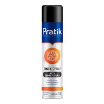 TINTA SPRAY PRATIK ALTA TEMPERATURA PRETO FOSCO 400ML