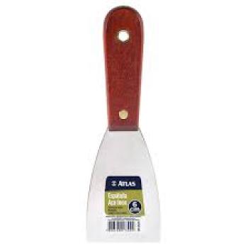 ESPATULA ACO CROMADO 0,6CM 175/6 ATLAS (LARANJA)
