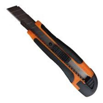 ESTILETE PROF. LAMINA 18MM EMBORRACHADO UPFER