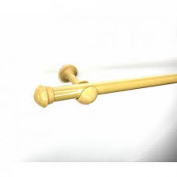 BASTAO CORTINA 3,5MT 28MM MARFIM