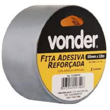 FITA ADESIVA SILVER CINZA 50MM X 10MTS VONDER
