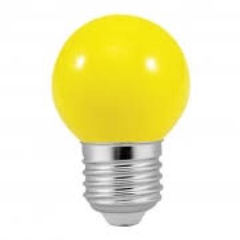 LAMPADA BOLINHA LED 3W BIVOLT AMARELO