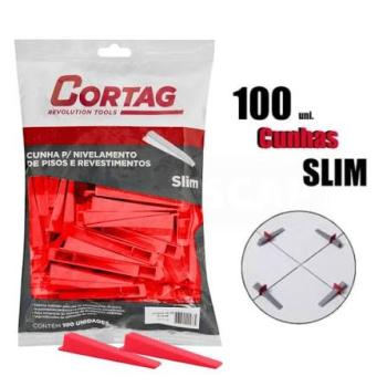 CUNHA PLASTICA PARA NIVELAMENTO PISO CORTAG SLIN PCT C/1000UND