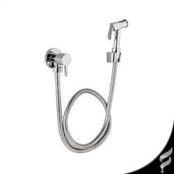 DUCHA HIGIENICA METAL C/REG. 1/4 METAL AZUL FOX AÇO ESCOVADO