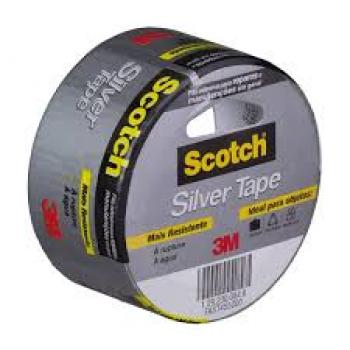 FITA ADESIVA SILVER CINZA 45MM X 5MTS SCOTCH (3M)