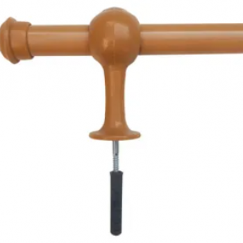 BASTAO CORTINA 3,5MT 28MM CEREJEIRA