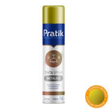 TINTA SPRAY PRATIK METALICA DOURADO 400ML