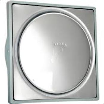 RALO INOX CLICK 15x15 COM CAIXILHO