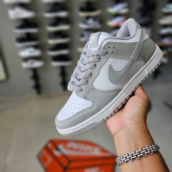 SB DUNK LOW CINZ/BRANC