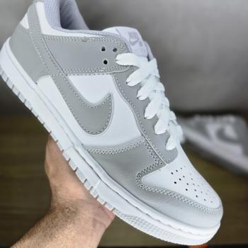NIKE SB DUNK LOW BRANCO/CINZ