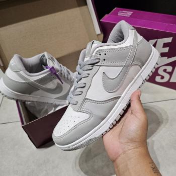 SB DUNK LOW BRANC/CINZ